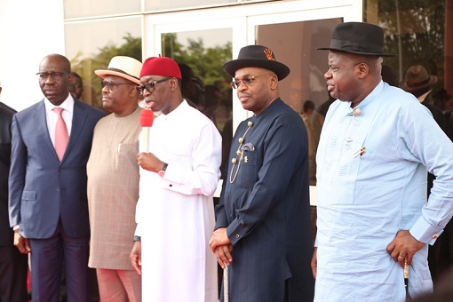 Governors of the South South launch regional security outfit.